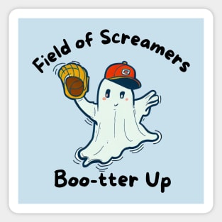 Baseball ghost Sticker